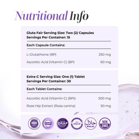 Gluta fair + Extra-C Offer
