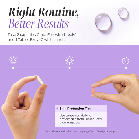 Gluta fair + Extra-C Offer